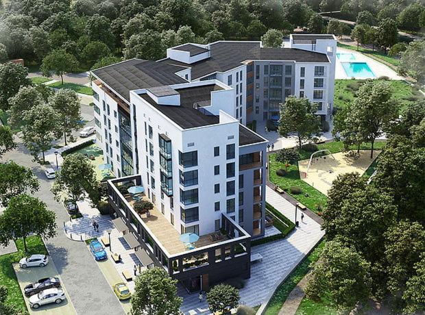 Жк «Сонячний Квартал» Apartment Solochin Bagian luar foto